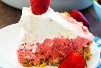 No Bake Strawberry Pretzel Bliss