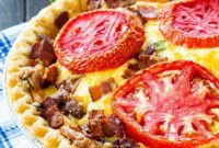 Savory Bacon and Tomato Tart
