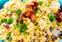 Creamy Spicy Grilled Corn Salad