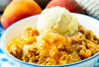 Warm Spiced Peach Bake