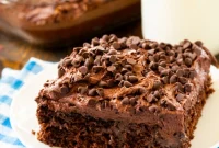 Ultimate Chocolate Poke Cake