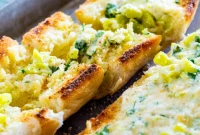 Zesty Pepperoncini Garlic Bread