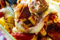 Cheesy Baked Ziti with Savory Italian Sausage