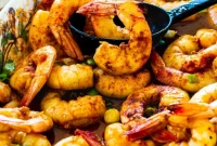 Cajun Honey Shrimp Bake