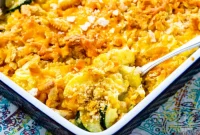 Golden Cheesy Summer Garden Bake