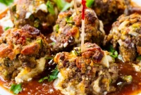 Spicy Cheesy Meatball Bombs