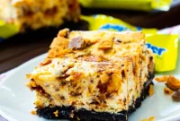 Decadent Butterfinger Cheesecake Bars
