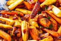 Caramelized Roots & Crispy Bacon