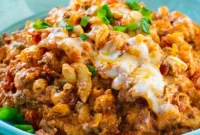 Slow Cooker Comforting Ground Beef Bake