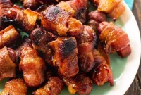 Candied Bacon Smokie Poppers