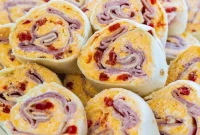 Cheesy Ham & Pimento Swirls