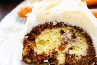Luscious Carrot Cake with a Cream Cheese Core