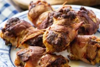 Bacon Wrapped Stuffing Poppers