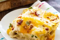 Ultimate Chicken Bacon Ranch Lasagna