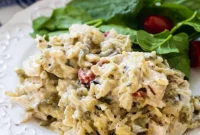Hearty Chicken Wild Rice Casserole with Green Beans