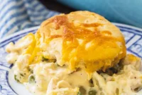 Comforting Chicken and Biscuit Bake