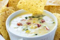 Smoky Poblano and Sweet Corn Queso