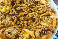 Decadent Bourbon Pecan Cinnamon Rolls