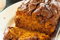 Nutella Swirl Pumpkin Bread