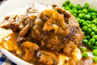 Homestyle Hamburger Steaks with Mushroom Gravy