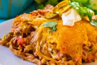 Ultimate Pulled Pork King Ranch Casserole