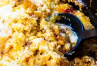 Slow Cooker Peach and Cream Dream Cake