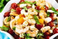 Zesty Shrimp Caprese Salad