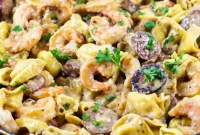 Velvety Shrimp Tortellini