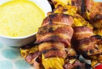 Crispy Bacon-Wrapped Honey Mustard Chicken