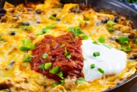 Smoky Chipotle Chicken Enchilada Skillet