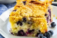 Decadent Blueberry Cream Cheese Coffee Cake