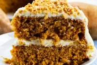 Velvet Sweet Potato Cake
