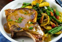 Glazed Honey Mustard Pork Chops