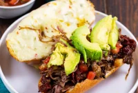 Rich Slow Cooker Mexican Dip Sandwiches