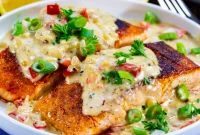 Creamy Parmesan Cajun Salmon