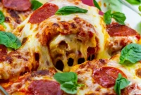 Pepperoni Pinwheel Lasagna