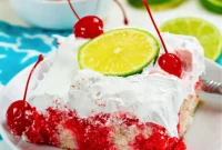 Cherry Limeade Drenched Delight