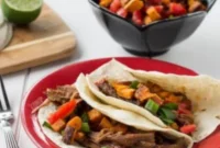 Signature Brisket Tacos: Maple Chipotle & Sweet Potato Salsa
