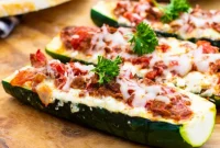 Hearty Zucchini Lasagna Boats