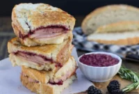 Ham Panini Elevated: The Blackberry Mustard Twist