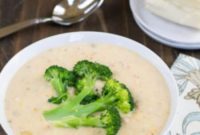 Creamy Queso Broccoli Potato Chowder