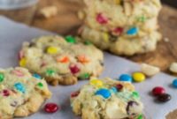 M&M, Coconut & Macadamia Nut Cookies