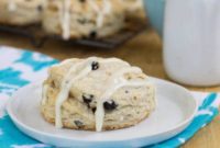 Fluffy Blueberry Biscuits