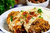 Creamy Bourbon Maple Pecan Chicken