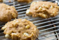 Decadent Pumpkin White Chocolate Chip Cookies