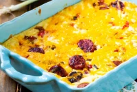 Southern-Style Cheesy Grits with Smoked Sausage