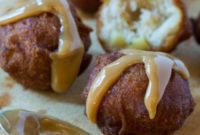 Dulce de Leche Apple Fritters