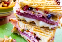 Hot Pressed Muffaletta Panini