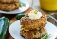 Crispy Jalapeno Black-Eyed Pea Fritters