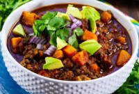 Hearty Beef and Sweet Potato Chili